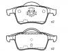 Brake Pad Set:272 399