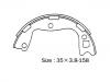 Bremsbackensatz Brake Shoe Set:44060-V0329