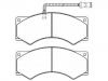 Bremsbelagsatz, Scheibenbremse Brake Pad Set:1906070